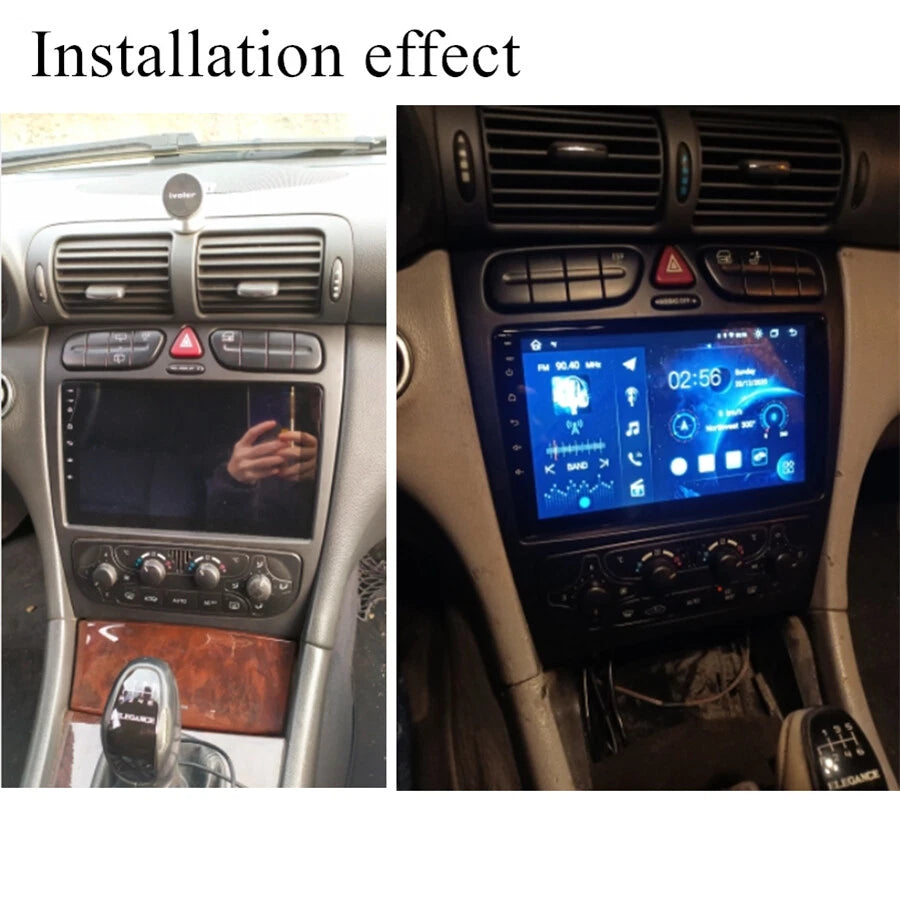 9" Android 10.1 Quad-Core Car Stereo GPS for Benz W203 W209 W463 (2000-2010)