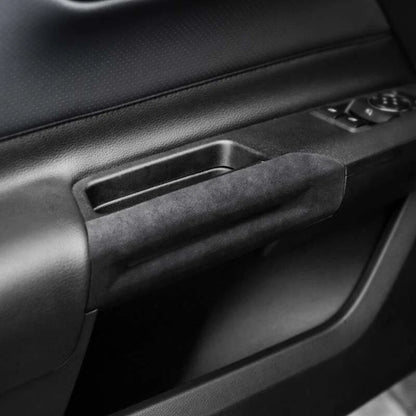 Real Leather Interior Door Handle Cover Trim Fit for Ford Mustang 2015-2021