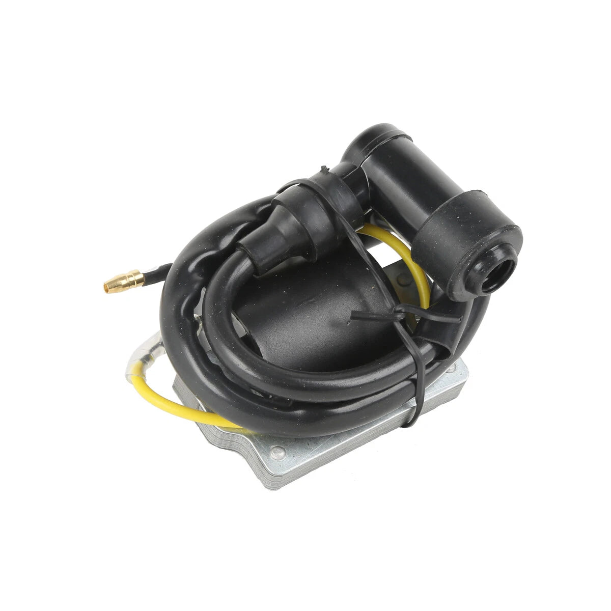 Black Motorcycle Ignition Coil for Honda ATC70 ATV 3-Wheeler (1978-1985)