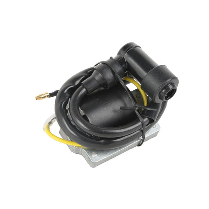 Black Motorcycle Ignition Coil for Honda ATC70 ATV 3-Wheeler (1978-1985)