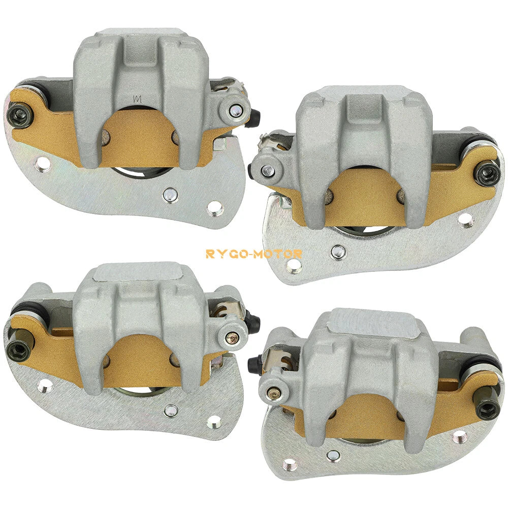Front/Rear Brake Calipers W/Pads for Yamaha Grizzly 700 YFM700 F/P (2007–2020)