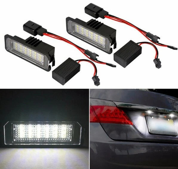LED License Plate Light for VW Golf MK4 MK5 MK6 Passat EOS (2000-2014)