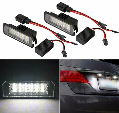 LED License Plate Light for VW Golf MK4 MK5 MK6 Passat EOS (2000-2014)