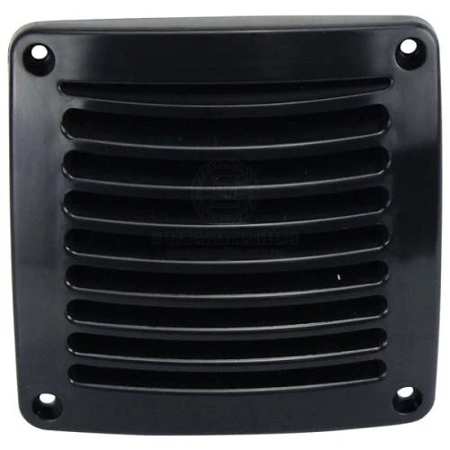 Plastic Square Tapered Edge Louvre Vent for Boat/Caravan/Camper 115mm x 18mm