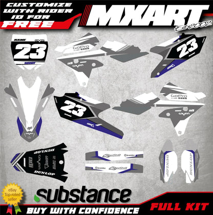 Graphics Kit for Yamaha YZF 450 (2014-2017) - SHADES STYLE Stickers