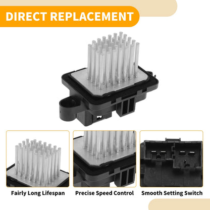 HVAC Blower Motor Resistor Plastic/Metal 1 Pc for BMW F90 (2016-2021)