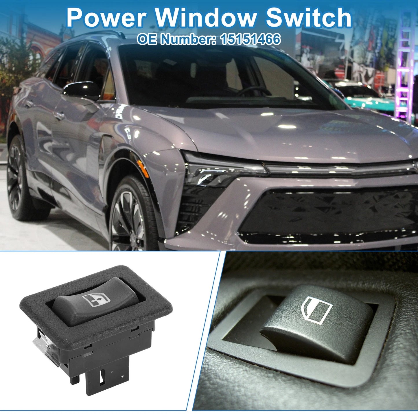 Rear Passenger Power Window Switch for Chevrolet Blazer S10 (1995)