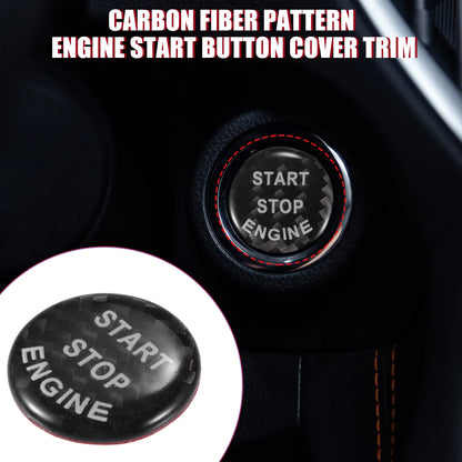 Carbon Fiber Engine Start Stop Button Cover for BMW X5 E70 (2007-2013)