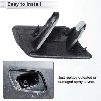 Bumper Headlight Washer Nozzle Cover for BMW 335i GT (2012-2015)