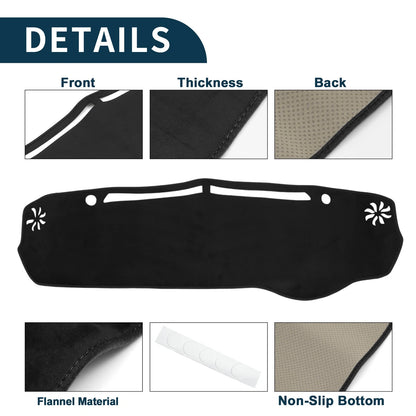 Dashboard Cover Mat for Mazda Flair Crossover Sun Protector (2012-2020)