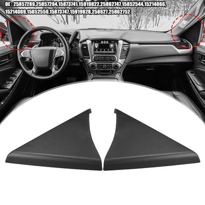 Front Door Upper Trim Panel Left Right for Chevy Silverado & GMC Sierra