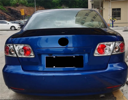 Trunk Rear R Style Spoiler Wing for Mazda 6 Sedan 2003-2008 Glossy Black