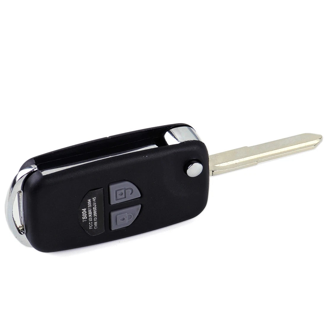 2 x Button Car Key Flip Shell Case for Suzuki Swift SX4 (2007-2011)