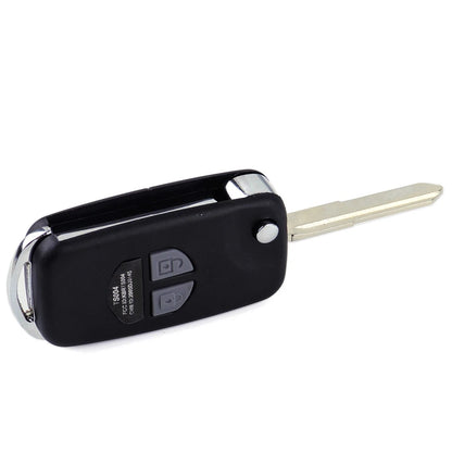 2 x Button Car Key Flip Shell Case for Suzuki Swift SX4 (2007-2011)