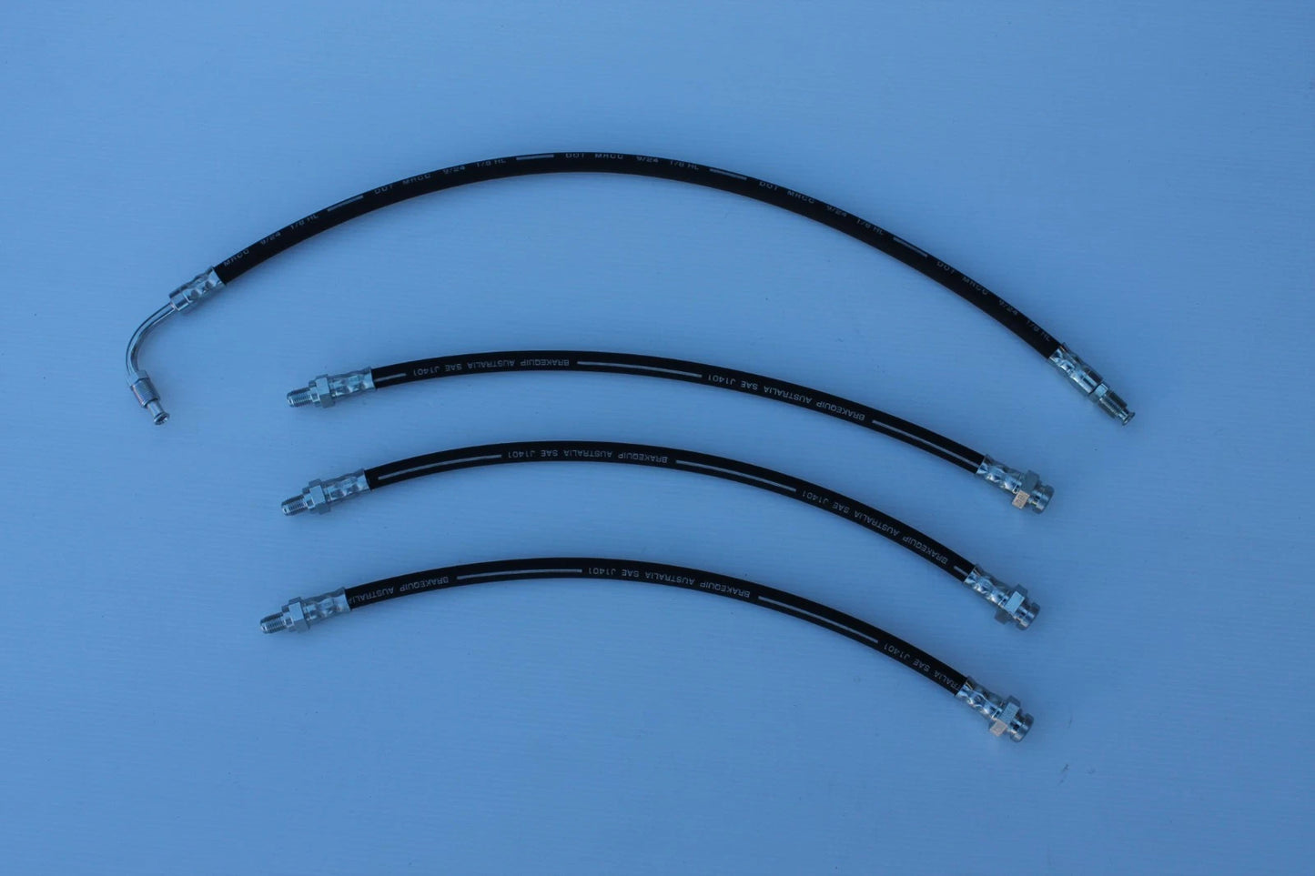 Brake & Clutch Hose Set for HD HR Holden Manual Drum Brakes & M21 (1965-1971)