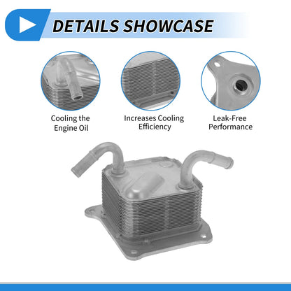 Engine Oil Cooler & Rubber Ring for Nissan Sentra (2013-2018)
