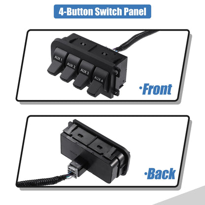 Auxiliary Dash Upfitter Switch Set for Ford F-250 F-350 Super Duty (2005-2007)