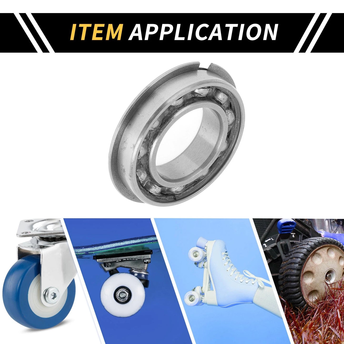 Deep Groove Ball Bearings P5 17x30x7mm 1 Pc for Scooter Skateboard Wheel