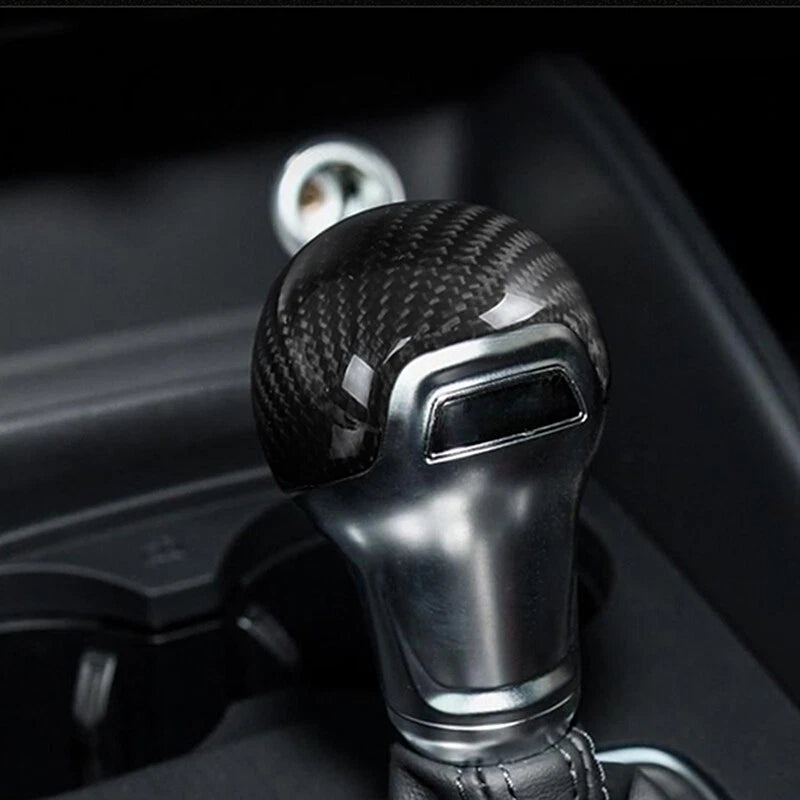 Carbon Fiber Gear Shift Knob Cover for Audi A3 8V S3 (2014-2020)