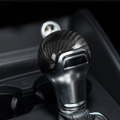 Carbon Fiber Gear Shift Knob Cover for Audi A3 8V S3 (2014-2020)