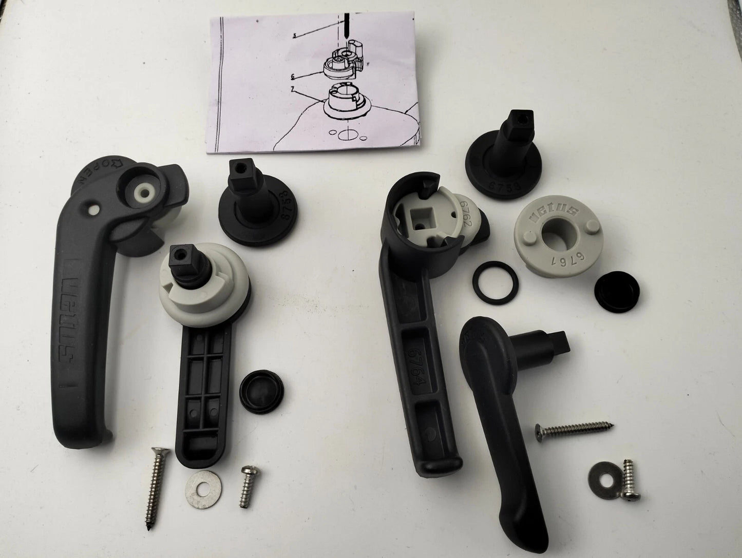 Weaver Hatch Handles for Marine Suit Weaver Maxwel Deck Hatch Right/Left Hand