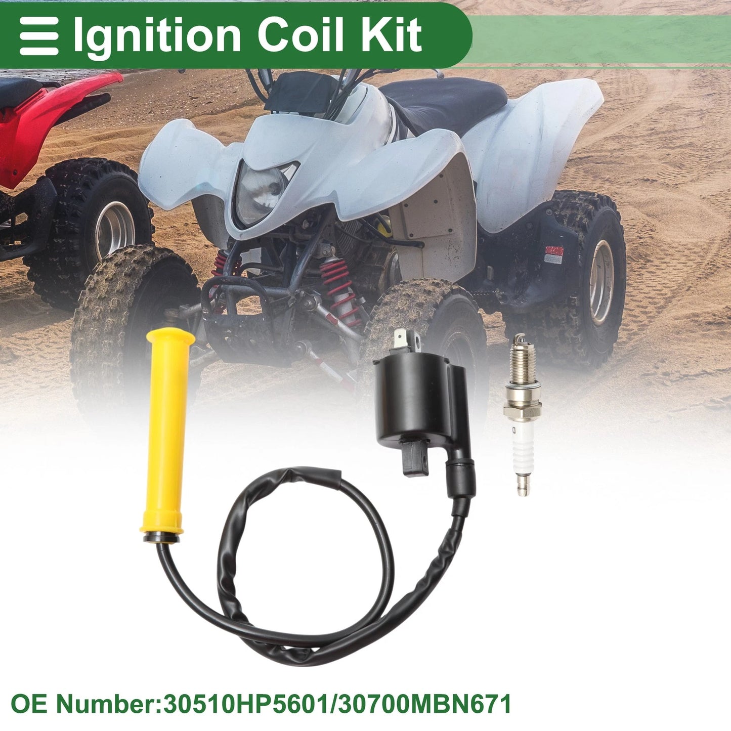 Ignition Coil for Honda ATV TRX420FPA (2009-2013) 1 Set