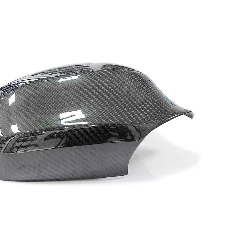 Real Carbon Wing Rearview Side Mirror Cover Caps Trim For BMW E92 E93 06-08