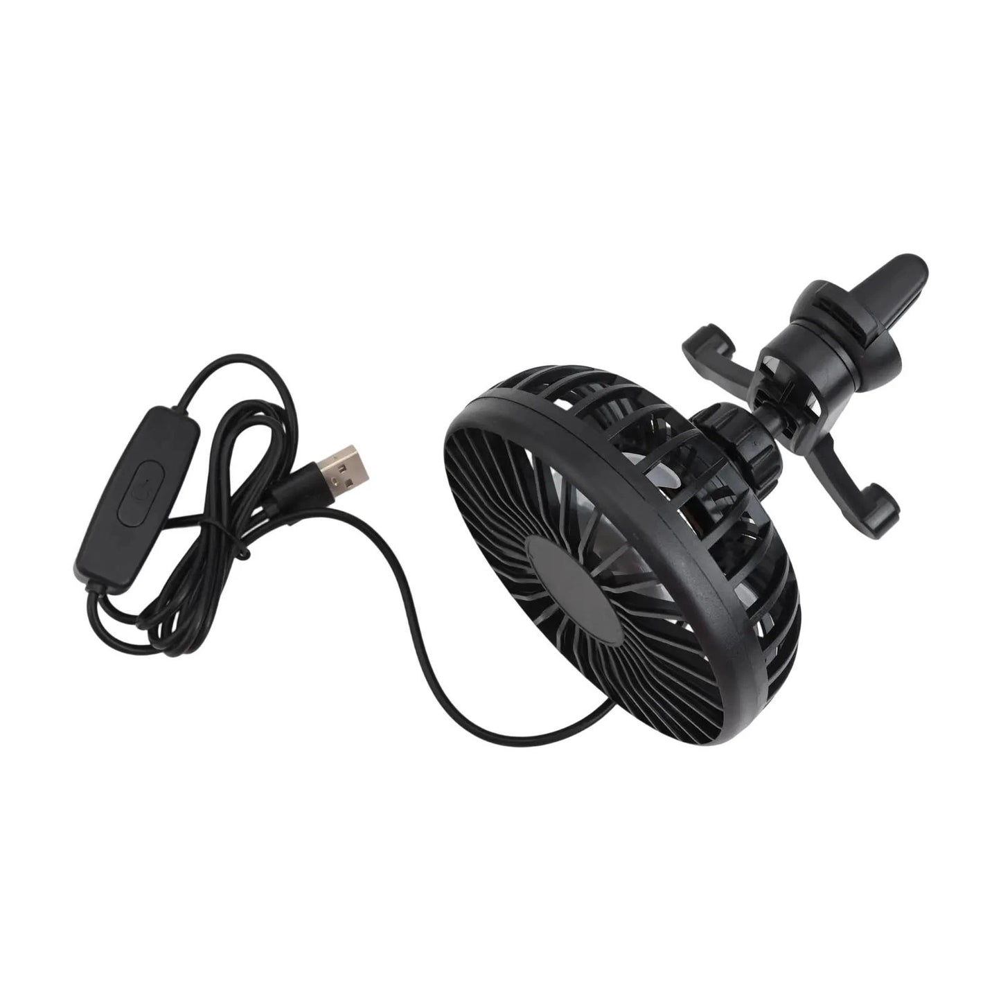 USB Interface for Car Fan Low Noise 3-Speed