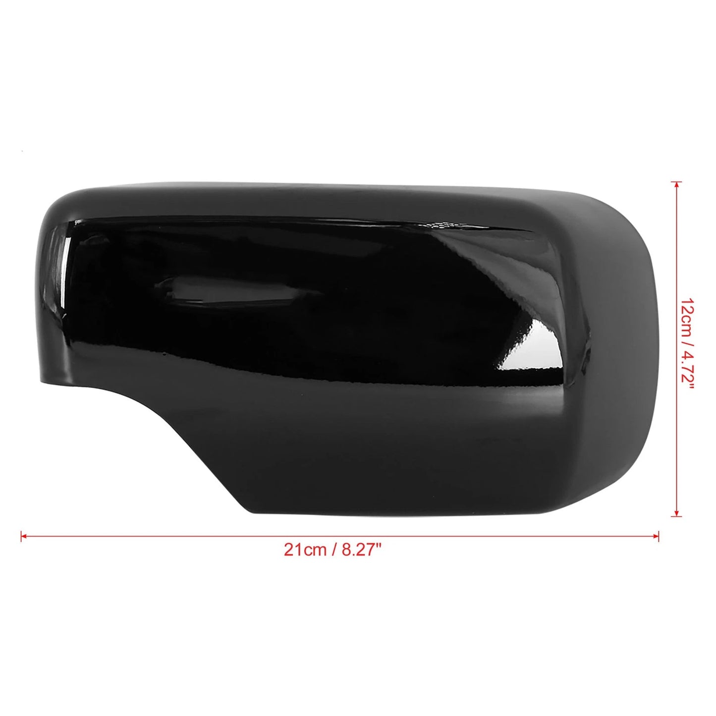 Gloss Black Rear View Mirror Covers for BMW E46 318i 320i (1998-2005)