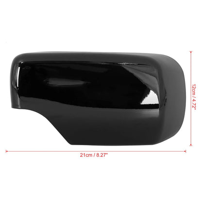 Gloss Black Rear View Mirror Covers for BMW E46 318i 320i (1998-2005)