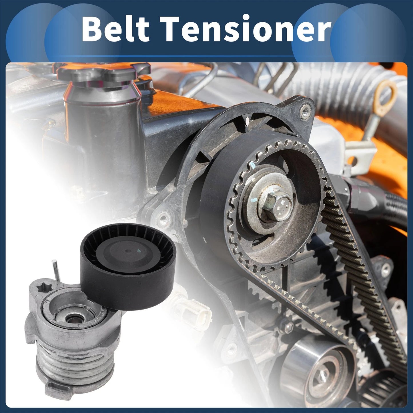 Belt Tensioner for BMW 530i 2.0L L4 (2017-2020) Metal 1 Pc