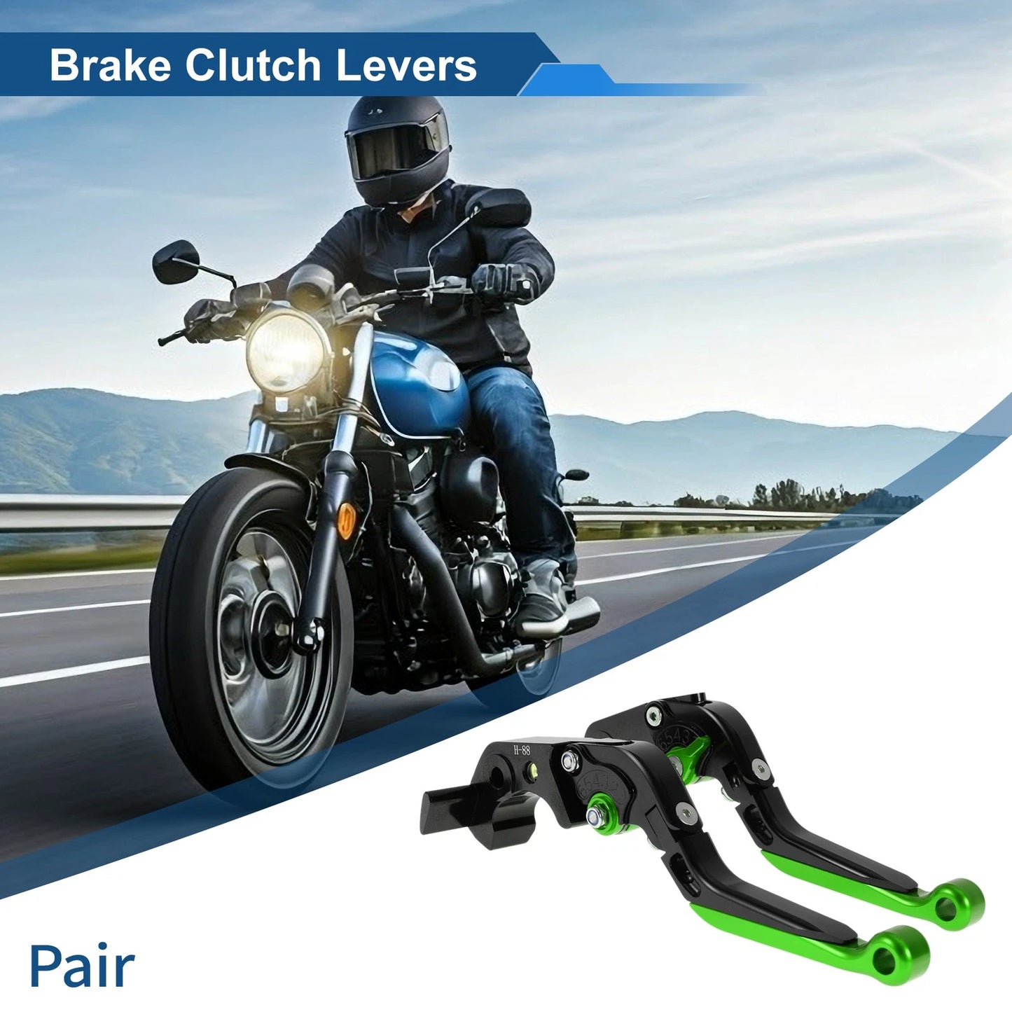 Levers / Adjustable Short Long / Brake Clutch Levers for Kawasaki ZX14R (2006-2017)