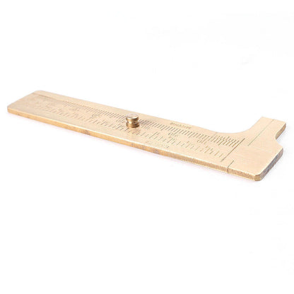 80mm Mini Brass Sliding Gauge Vernier Caliper for Precision Measurement
