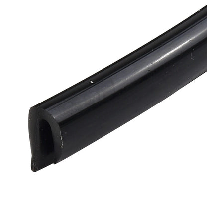 1pc 6M U-Shape Auto Door Moulding Rubber Strip Trim Guard Edge Protector Cover for Car