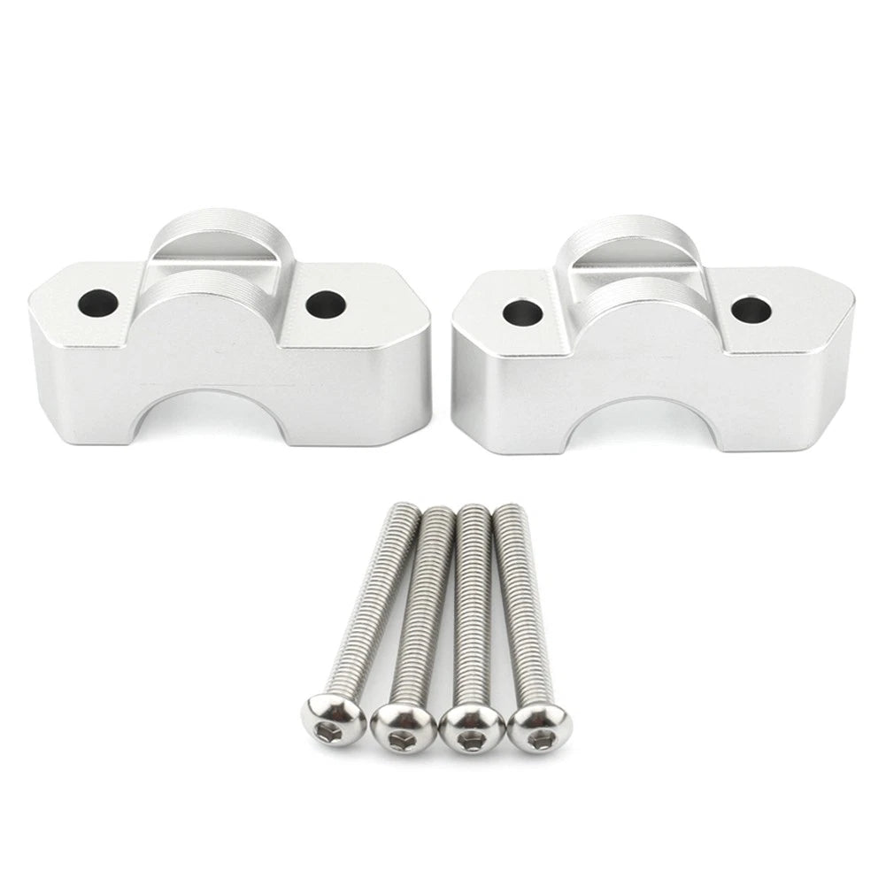 Handlebar Riser Clamp for BMW R 1300 GS (2023-2024) Silver