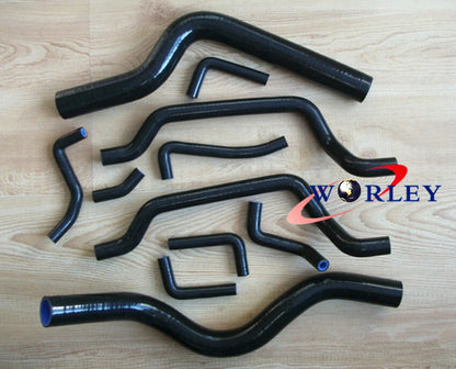 Silicone Radiator & Heater Hose for Mitsubishi Eclipse DSM 4G63T 1990-1994 Blue