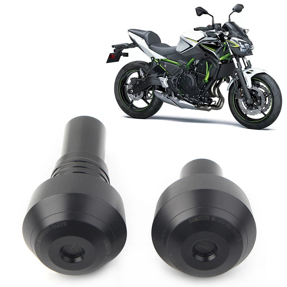 Frame Slider Cover Crash Pads Protector for Kawasaki Z650 (2017-2019) Black