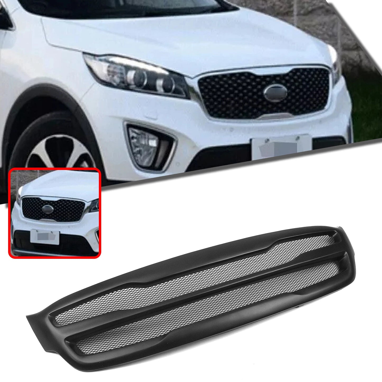 Grille Mesh Front Bumper for KIA Sorento (2015-2017)