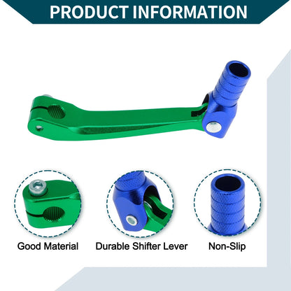 Folding Shifter Lever for Honda CRF150F (2003-2017) Green Blue
