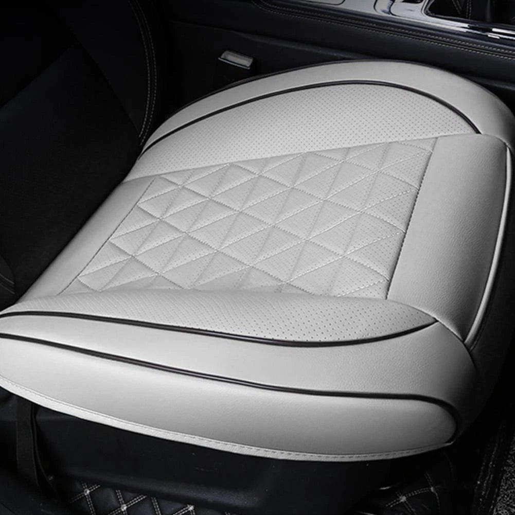 Front Seat Cover Pad Cushion PU Leather for Universal Car (Fits All Years)