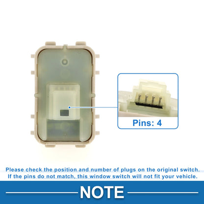 Power Window Switch for Mercedes-Benz E300 S400 S500 S600 (1998-2002) Beige