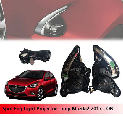 2 x Spot Fog Lights for Mazda2 Mazda 2 (2017 - Present)