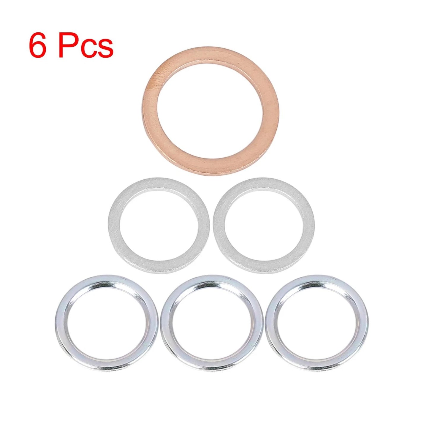 6 x Oil Drain Plug Gasket for Toyota