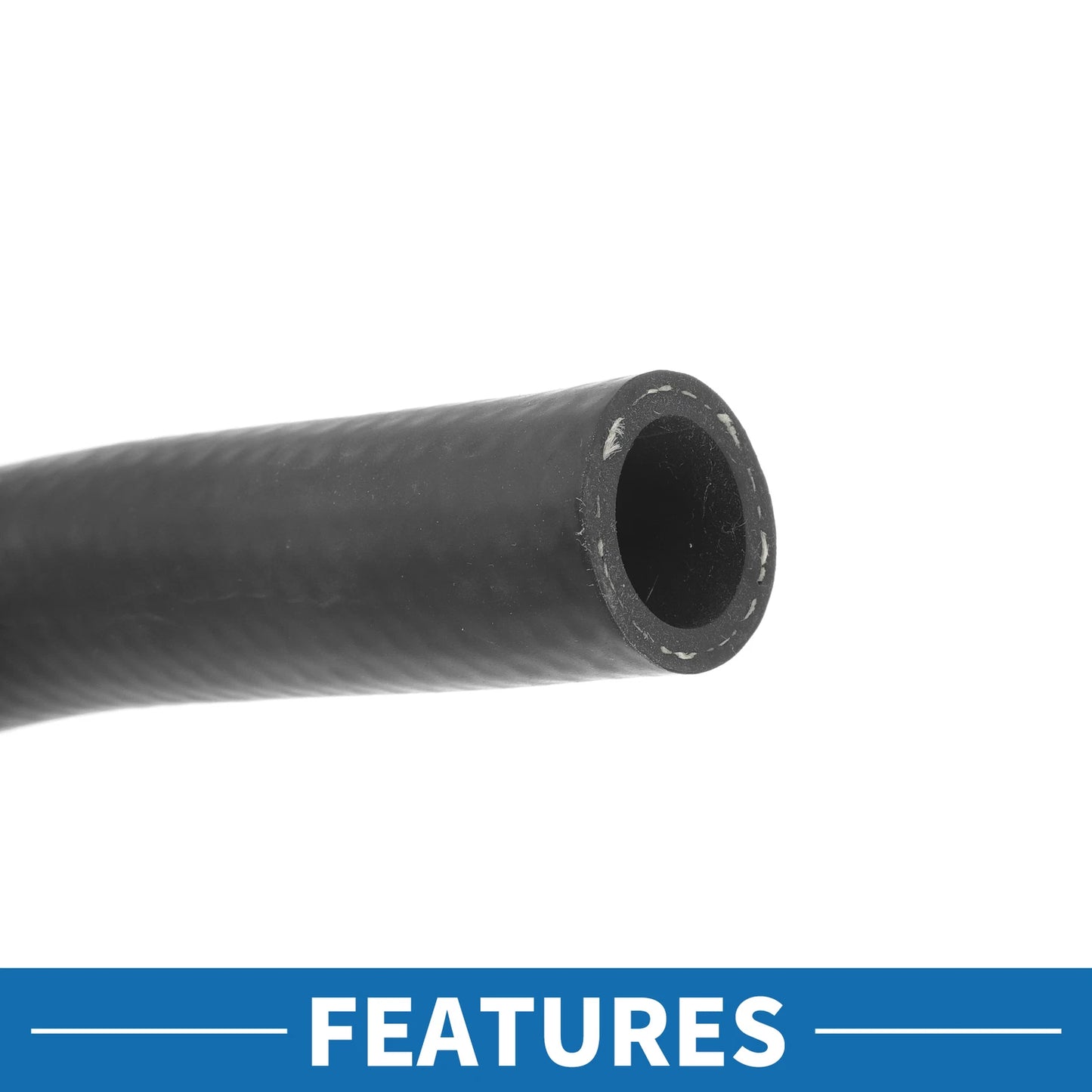 Thermostat Water Hose for BMW 740i 3.0L (2011-2012) Rubber 1 x Piece