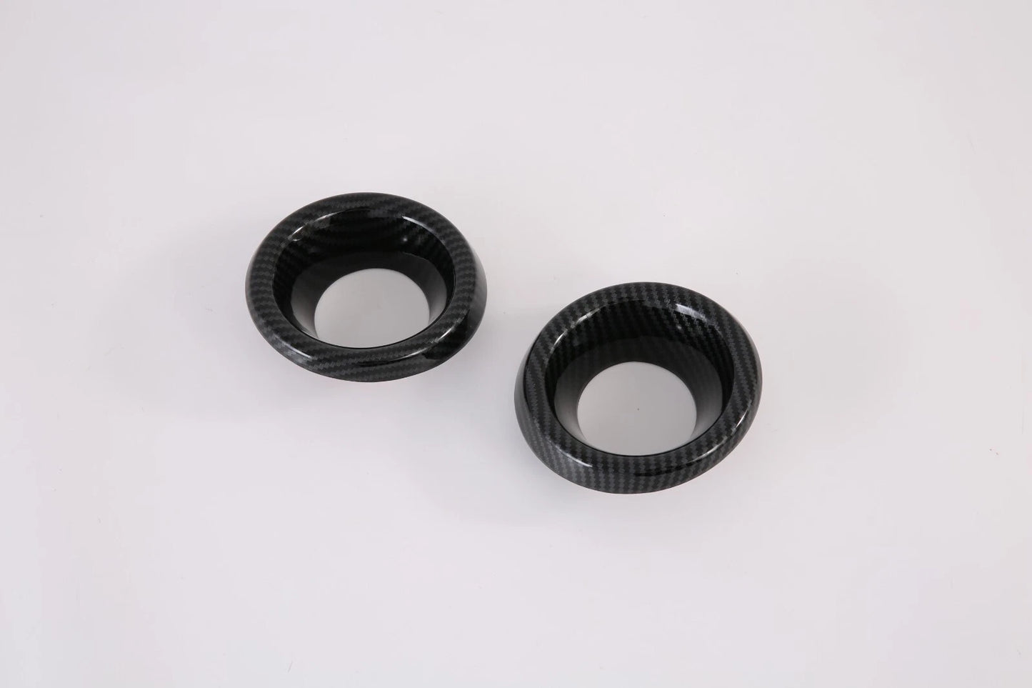 Carbon Fiber Fog Light Ring Cover Trim for 2019-2021 Kia Forte K3