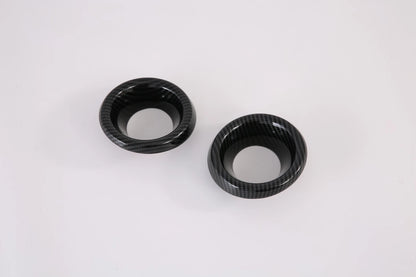 Carbon Fiber Fog Light Ring Cover Trim for 2019-2021 Kia Forte K3
