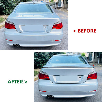 Rear Boot Spoiler Lip for BMW 5 Series E60 (2004-2010) Carbon Look
