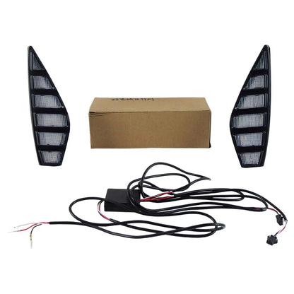 3-Color Front Bumper DRL LED Dynamic Turn Signal Auto Light for Honda Civic (2016–2021)