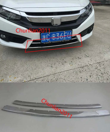 Front Lower Grille Molding Cover Trim for Honda Civic 10th Gen 4dr Sedan (2016-2018)