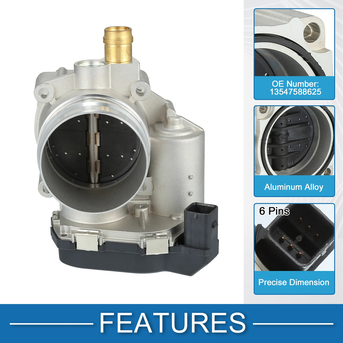 Throttle Body Actuator for BMW 228i 2.0L L4 Gas (2014-2016)